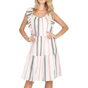 Vero Moda Boho cottage core  Tavi cotton Ruffles dress Sz S